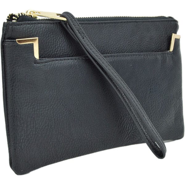 Wristlet with Front Pocket-Floral - Image 4
