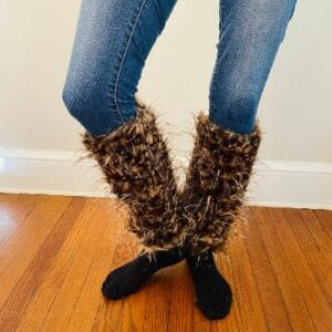 Animal Print Leg Warmers