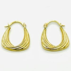 14K Small Swirl Loops