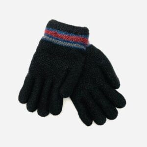 Toddler/Young Child Knit Gloves-Black