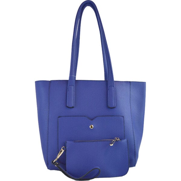 Tote with Snap and Wristlet-Camel - Image 4