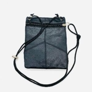 Black Leather Crossbody Bag