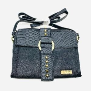 Pouchee Crossbody Safari-Black Jacquard