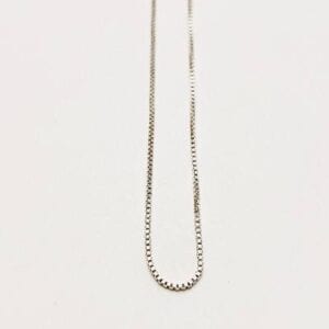 Sterling Silver Box Chain-24 inch