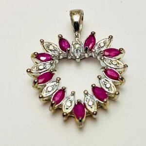 Sterling Silver Open Heart Pendant