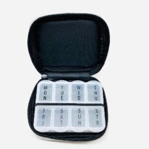 Silver Travel Pill Case