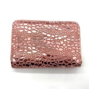 Pink Metallic Wallet