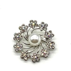 Silver-Tone Brooch