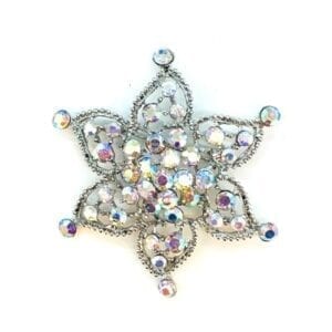 Silver-tone Star Brooch