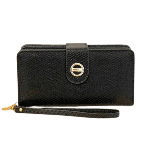 Double-Sided Wristlet/Wallet – Black