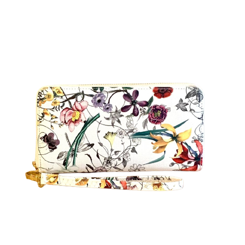 Wristlet/Wallet – White Floral - Your Perfect Gifts