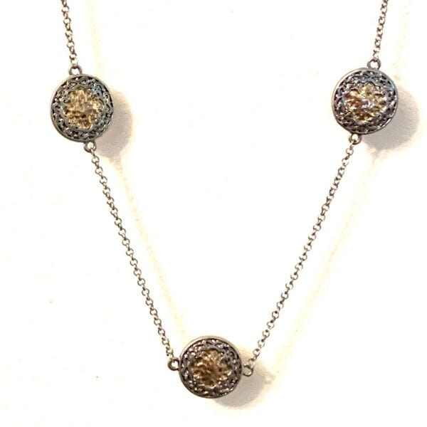Disc Coin Costume Necklace