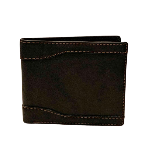 Men’s Leather Bifold Wallet – Black - Your Perfect Gifts